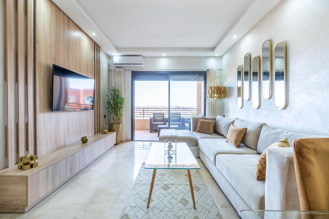 New! Superbe Appartement A Majorelle,Terrace,Iptv. 马拉喀什 外观 照片