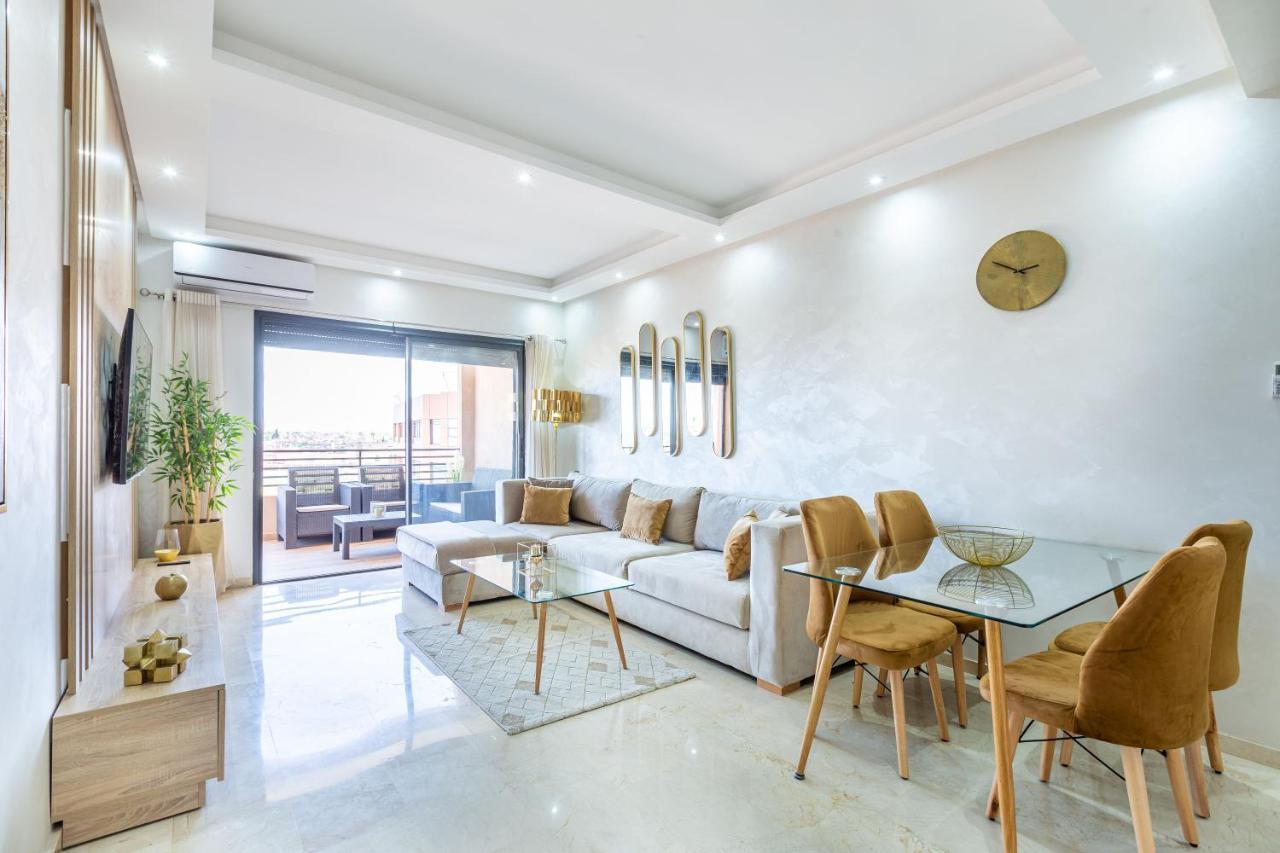 New! Superbe Appartement A Majorelle,Terrace,Iptv. 马拉喀什 外观 照片